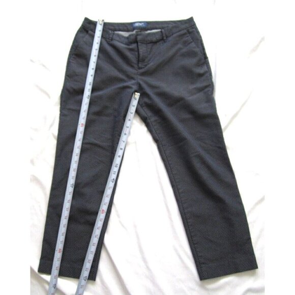 Women's Old Navy Harper Mid Rise Cotton Pants Sz 10 Reg (WP98) - Picture 3 of 11